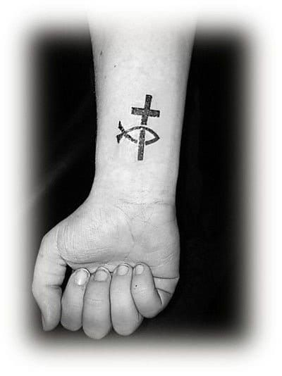 Cross Temporary Tattoo (Set of 3) – Small Tattoos