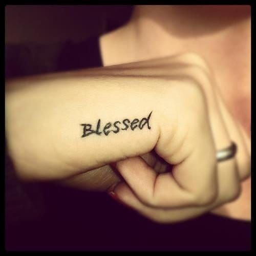 Amen. Great spot, great font. Hand tattoos are tricky but if cared for correctly this one might last.