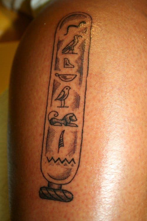 Egyptian Writing System The WellKnown Hieroglyphs Used In Tattoo Art