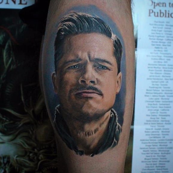 417 Brad Pitt Tattoo Photos and Premium High Res Pictures  Getty Images