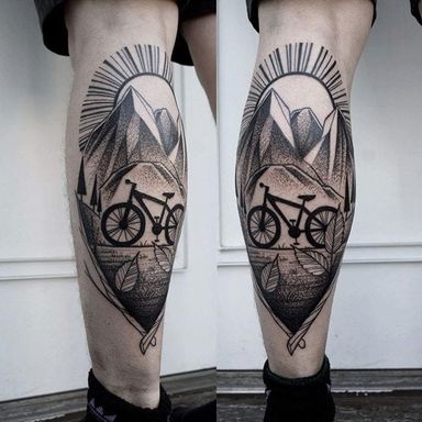23 Bike Tattoos For The Hardcore Cyclists