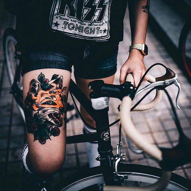 Astronaut Bike Temporary Tattoo | EasyTatt™