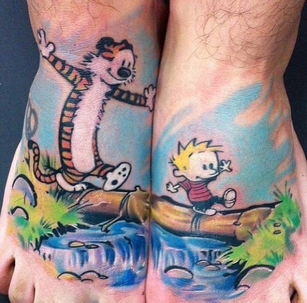 101 Amazing Calvin and Hobbes Tattoo Designs You Need To See 