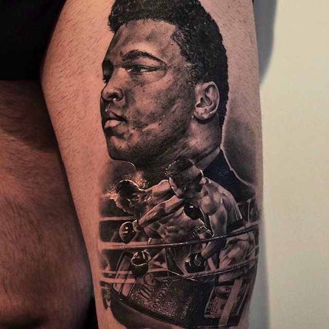 50 Muhammad Ali Tattoo Designs For Men  Boxing Champion Ink Ideas