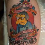 Moe Szyslak Tattoo by Roxy Ryder #MoeSyzslak #MoeSzyszlakTattoo #SimpsonsTattoos #TheSimpsons #Simpsons #SpringfieldTattoos #RoxyRyder