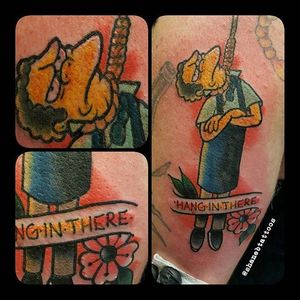 Moe Szyslak Tattoo by Shane Bonham #MoeSyzslak #MoeSzyszlakTattoo #SimpsonsTattoos #TheSimpsons #Simpsons #SpringfieldTattoos #ShaneBonham