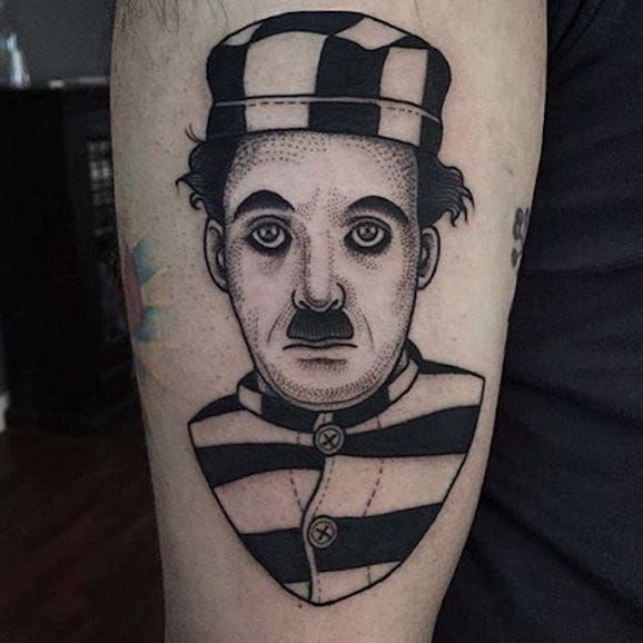 Charlie Chaplin Tattoo