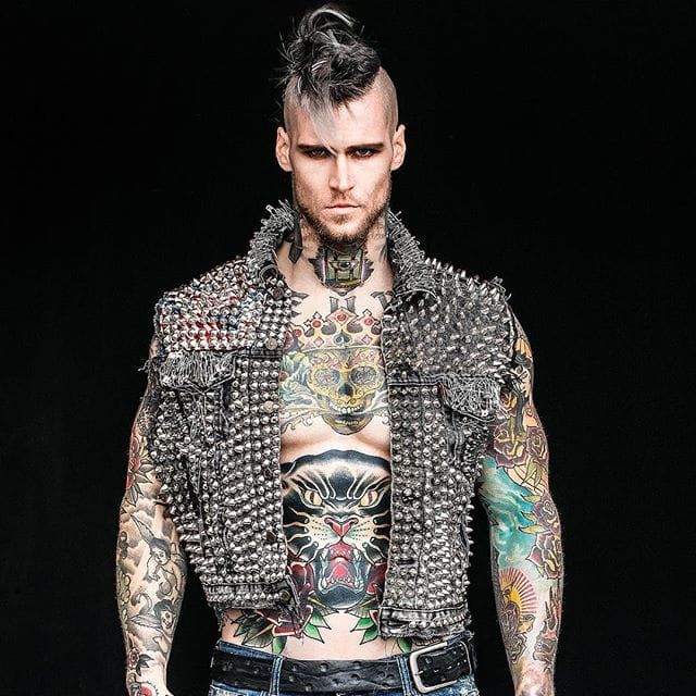 23558 Tattooed Man Stock Photos and Images  123RF