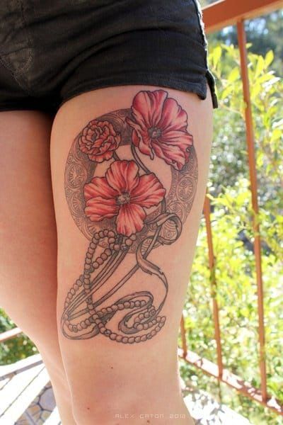 30 Unforgetable Poppies Tattoos • Tattoodo