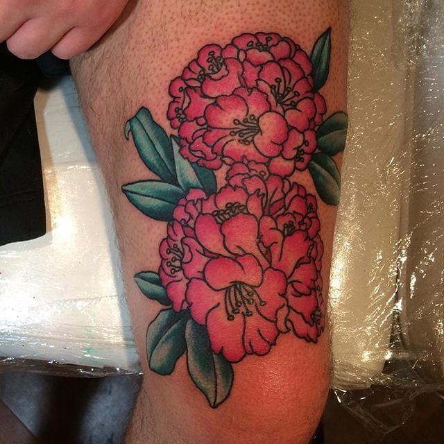67 Rhododendron Tattoo Ideas  Meaning  Tattoo Glee