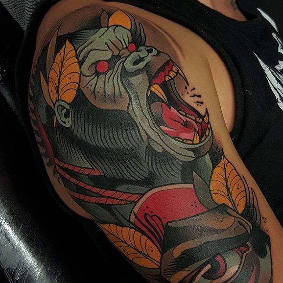 50 Amazing Gorilla Tattoos with Meaning  Body Art Guru