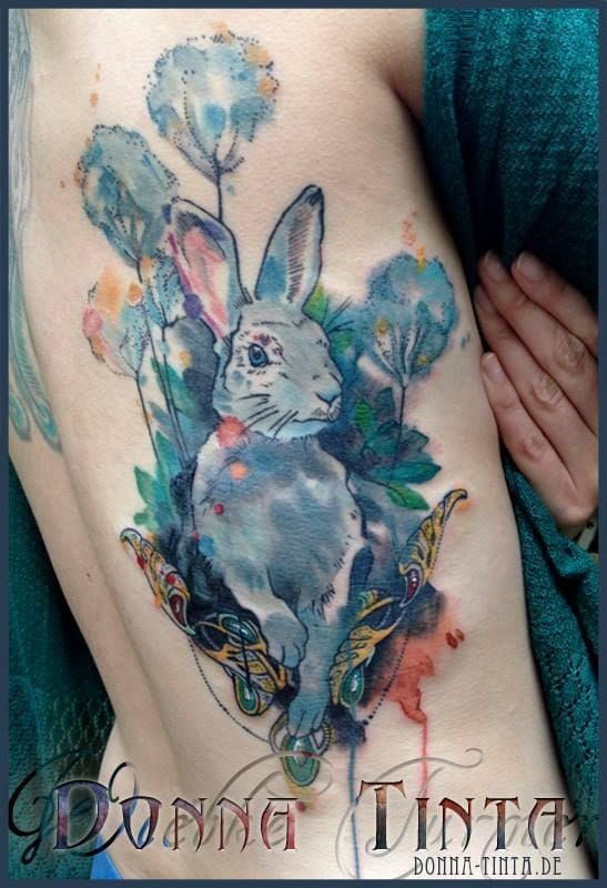This Donna Tinta tattoo is really unique.