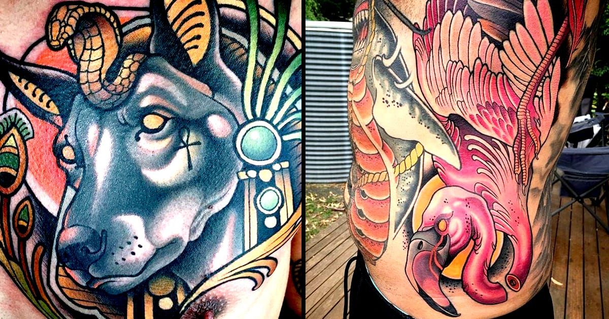 Neo Traditional Animal Tattoos by Sam Clark • Tattoodo