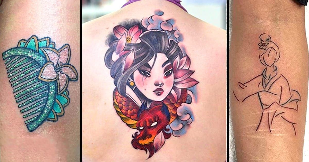 15 Fierce Mulan Tattoos That'll Make A Man Out Of You • Tattoodo