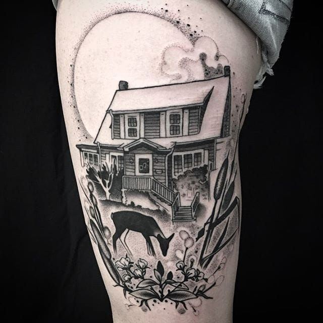 Lena Dunham House Upper Back Tattoo | Steal Her Style