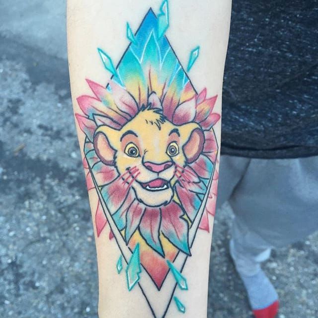 Simba Lion king Tattoo  Tattoos by Fletch  Facebook
