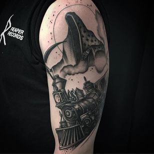 All Aboard - The Ink Express With Blazing Train Tattoos Is HERE! • Tattoodo