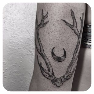 antler tattoos