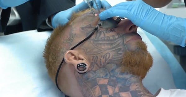 What is a Baphomet tattoo Blac Chyna calls it demonic as her tattoo  removal video goes viral