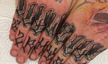 script knuckle tattoos