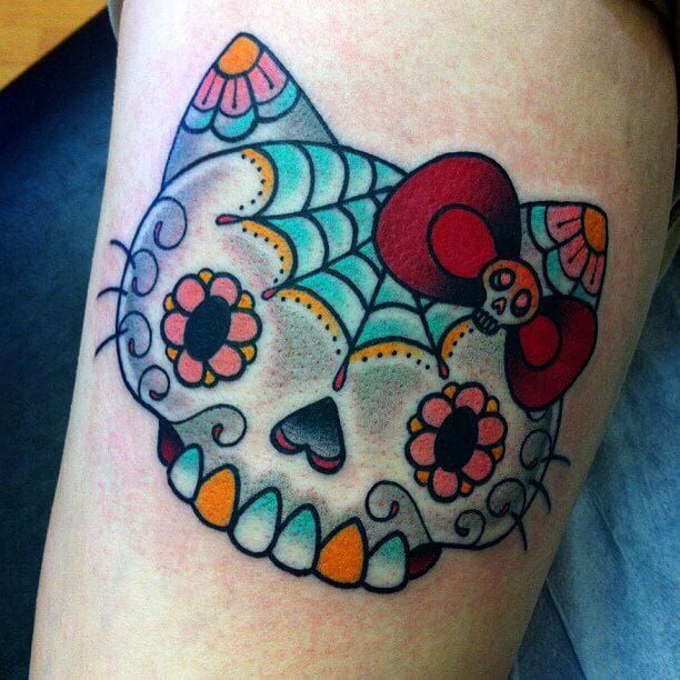 34 Beautiful Hello Kitty Bow Tattoos