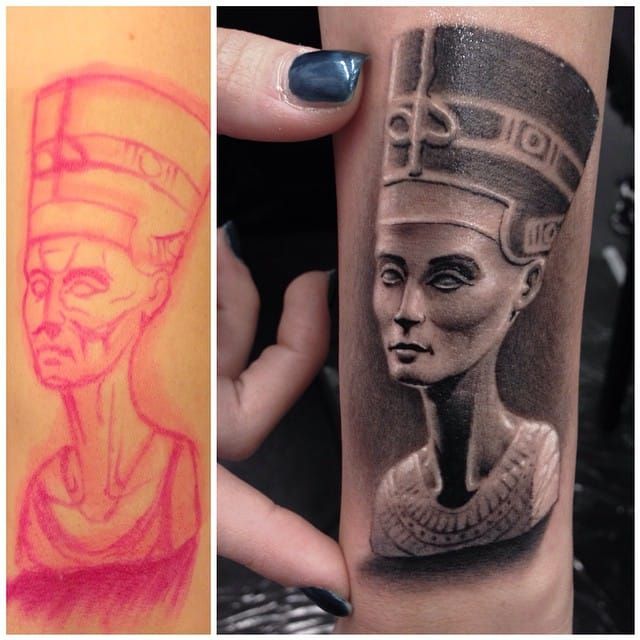 egyptian queen tattoo designs