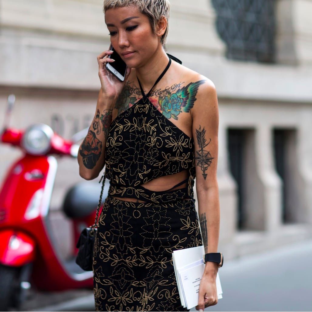 NYFW take a look at the models flaunting their tattoos on the New York  Fashion Week runways  Vogue France