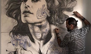 Breathtaking Ballpoint Pen Tattooed Portraits by Gabriel Moreno • Tattoodo