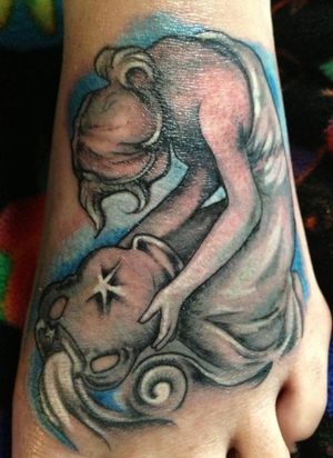 Aquarius tattoo #aquarius #aquariustattoo #zodiac #zodiactattoo