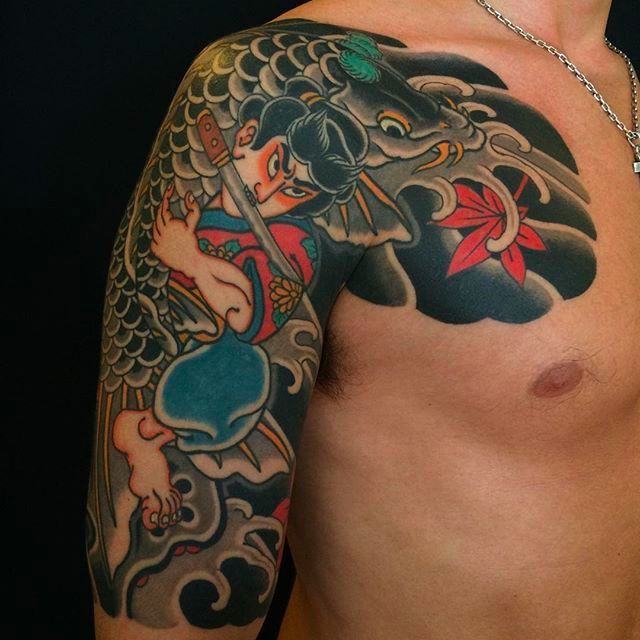 Dragon Tattoo - Samurai koi sleeve done @sjonnie_gentille... | Facebook