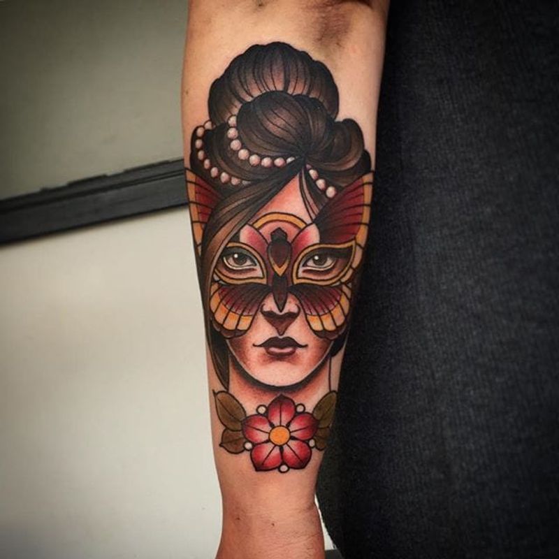 Neo Traditional Lady & Gent Tattoos by Fraser Peek • Tattoodo
