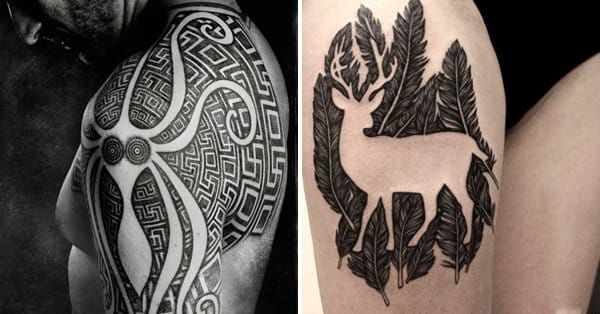 Creative Negative Space Tattoos • Tattoodo