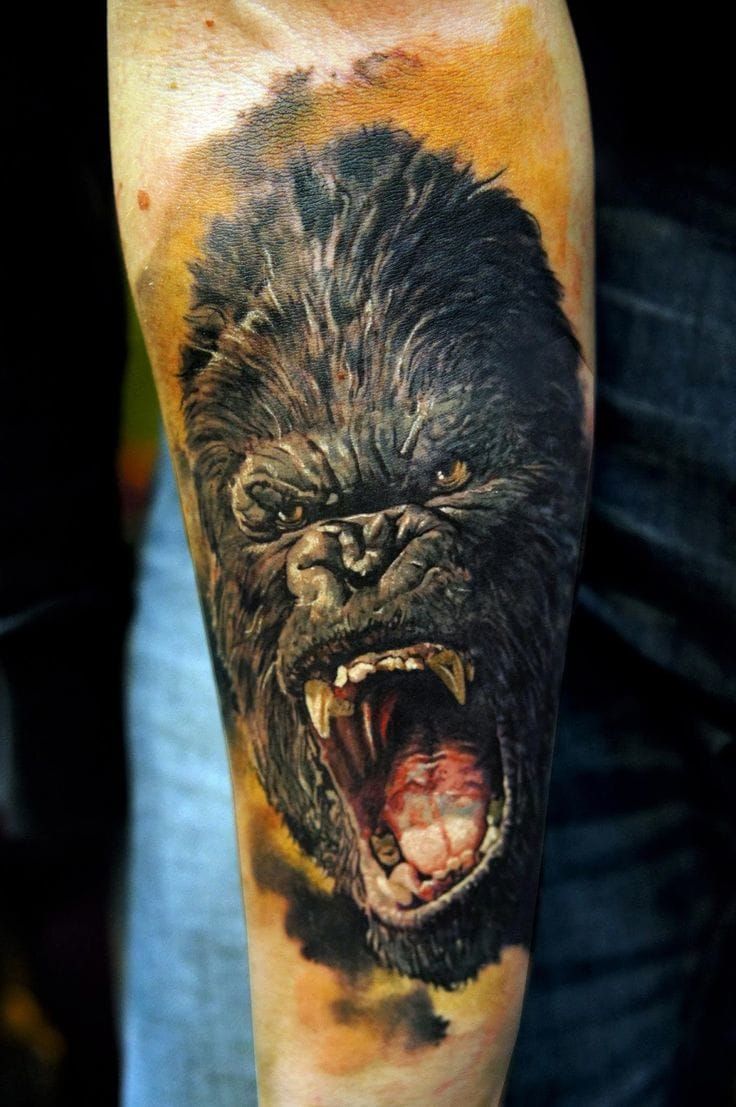 10 Powerful Gorilla Tattoos • Tattoodo
