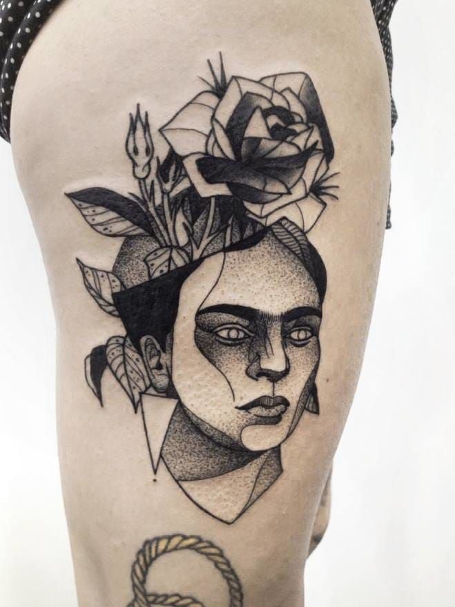 Pin on Frida Kahlo tattoo