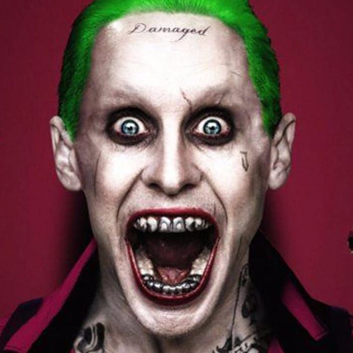Jared Leto “Joker” tattooed yesterday to start joker leg sleeve.  @legacytattooandartgallery @empireinks @heliostattoo @bishoprotary @... |  Instagram