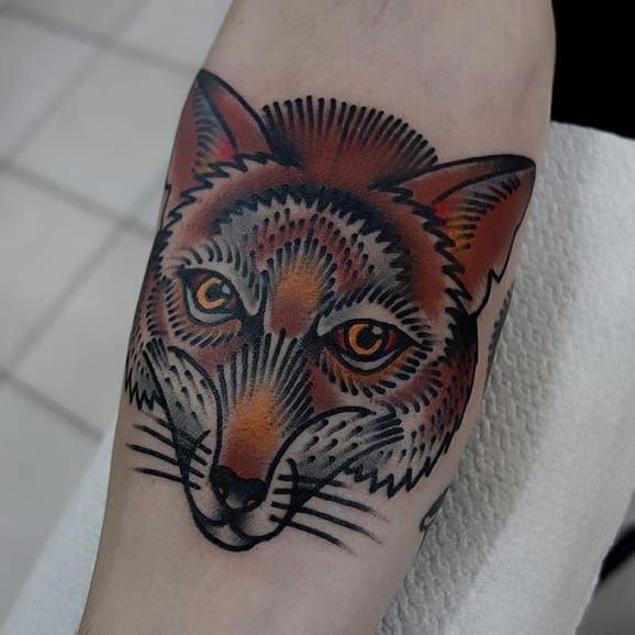 Neo traditional fox tattoo foxtattoo  Minor Ink Tattoos  Facebook