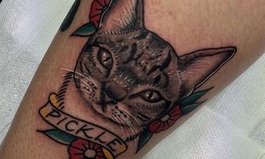 ¡Su gatito!  Tatuajes de gatos tradicionales de Chris Jenko