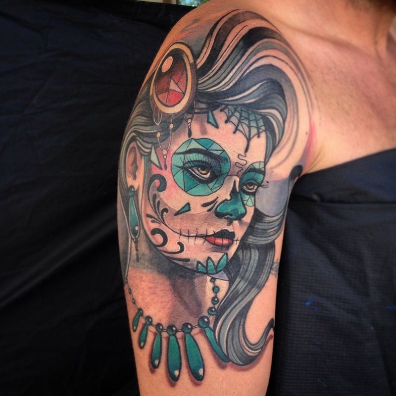 15 La Catrina Tattoos • Tattoodo