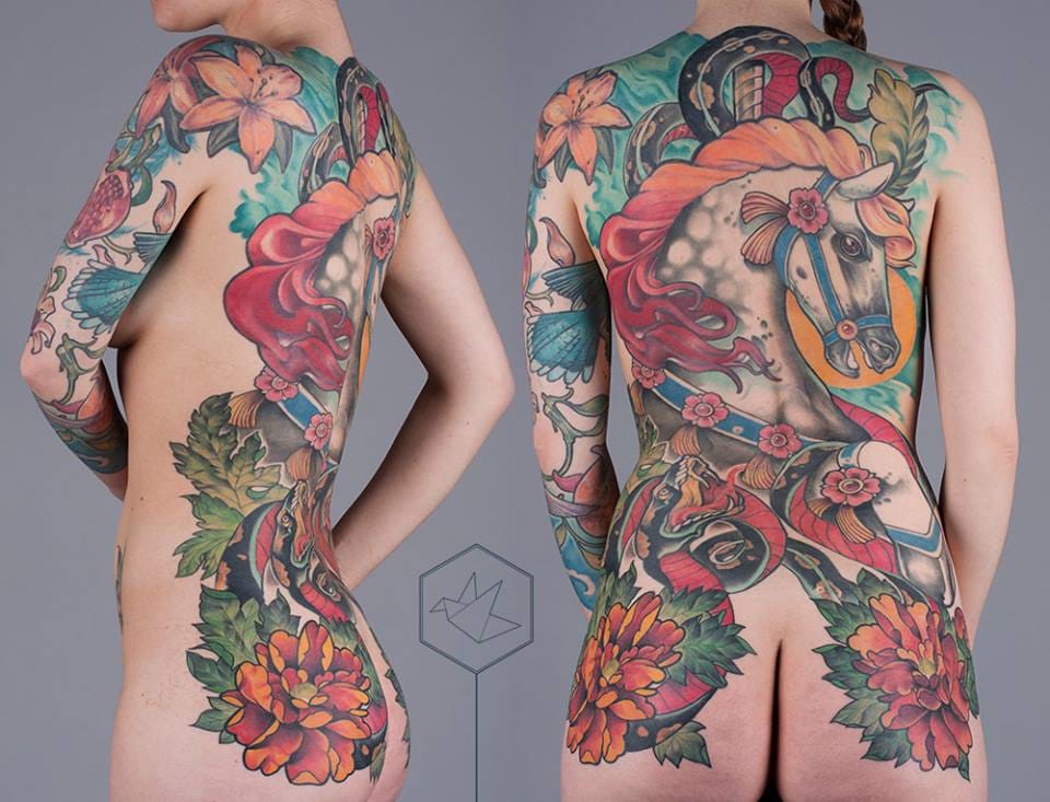 Badass merry-go-round backpiece!