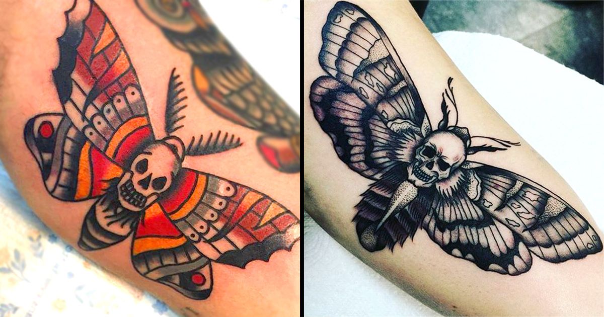 10 Captivating Death Moth Tattoos. 