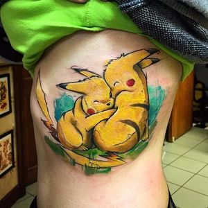 Pikachu Tattoo by Rafael Pina #pikachu #pikachutattoo #pikachutattoos #pokemon #pokemontattoo #pokemontattoos #pokemongo #nintendo #nintendotattoo #game #gamingtattoo #RafaelPina