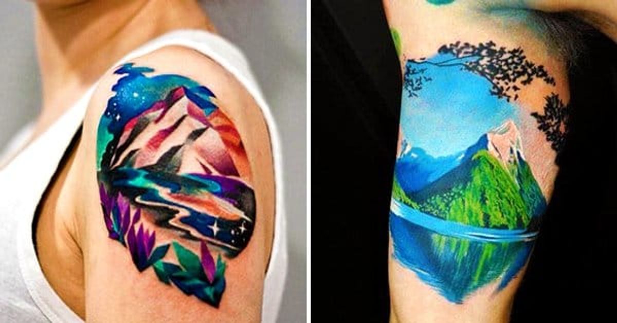 Peaceful Mountain Tattoos Part 1 • Tattoodo Peaceful Mountain Tattoos Part 1 • Tattoodo