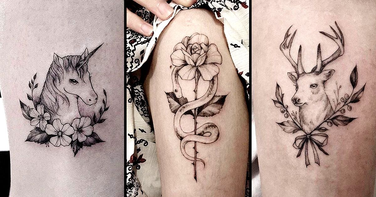 The Fine Line Flora and Fauna Tattoos of Goyo • Tattoodo