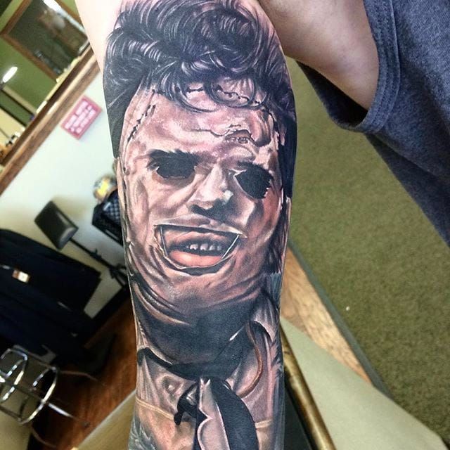 Chainsaw Massacre chainsawmassacre tattoo tattooarrist portraittat   TikTok