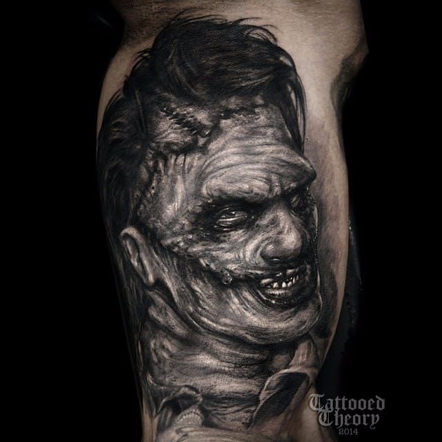 Cool and Creepy Leatherface Tattoos  Tattoodo