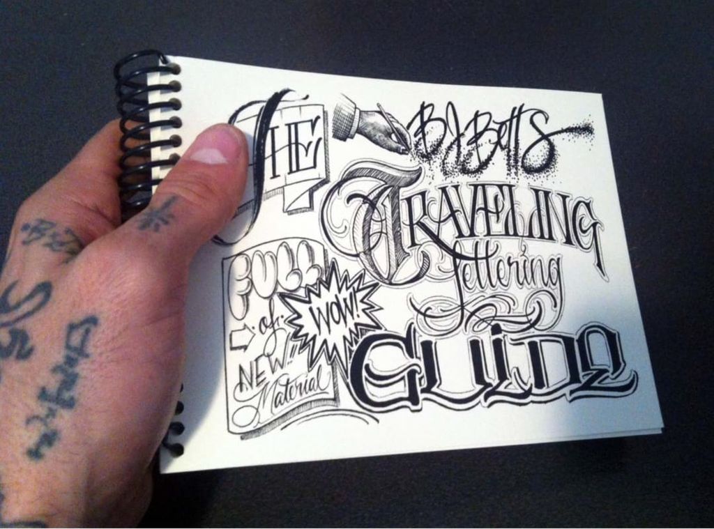fancy lettering drawing