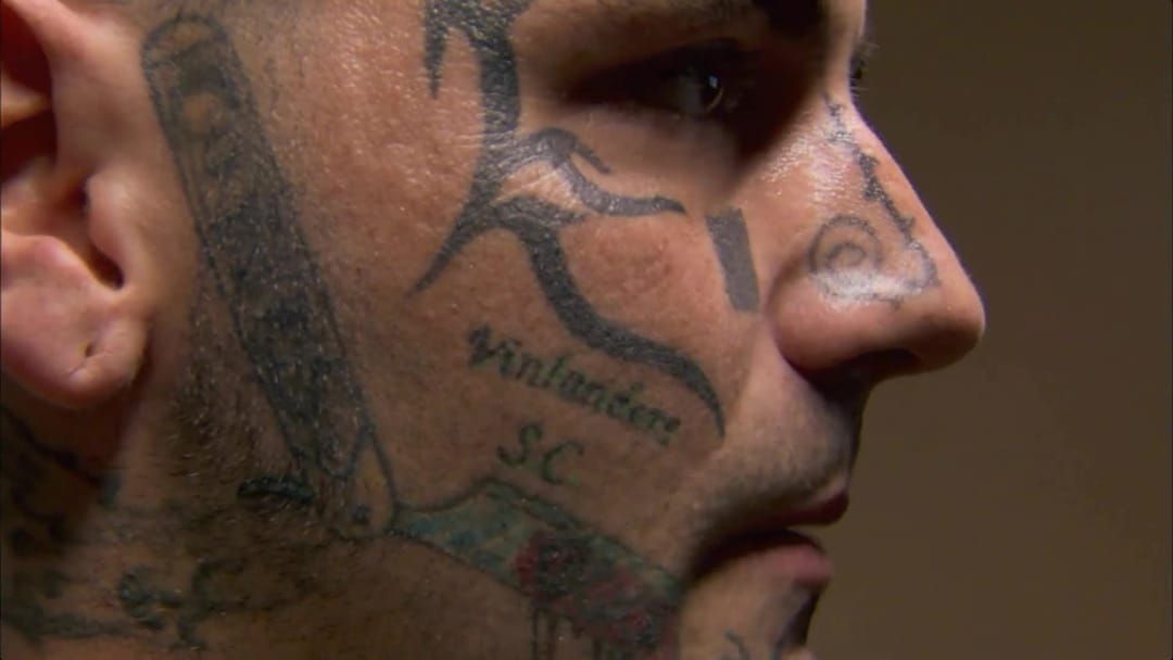 Bryon face tattoos