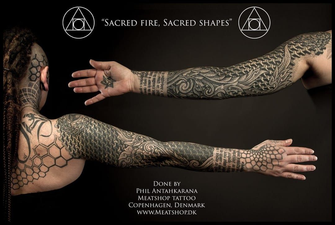 15 BreathTaking Sacred Geometry Tattoos  Tattoodo