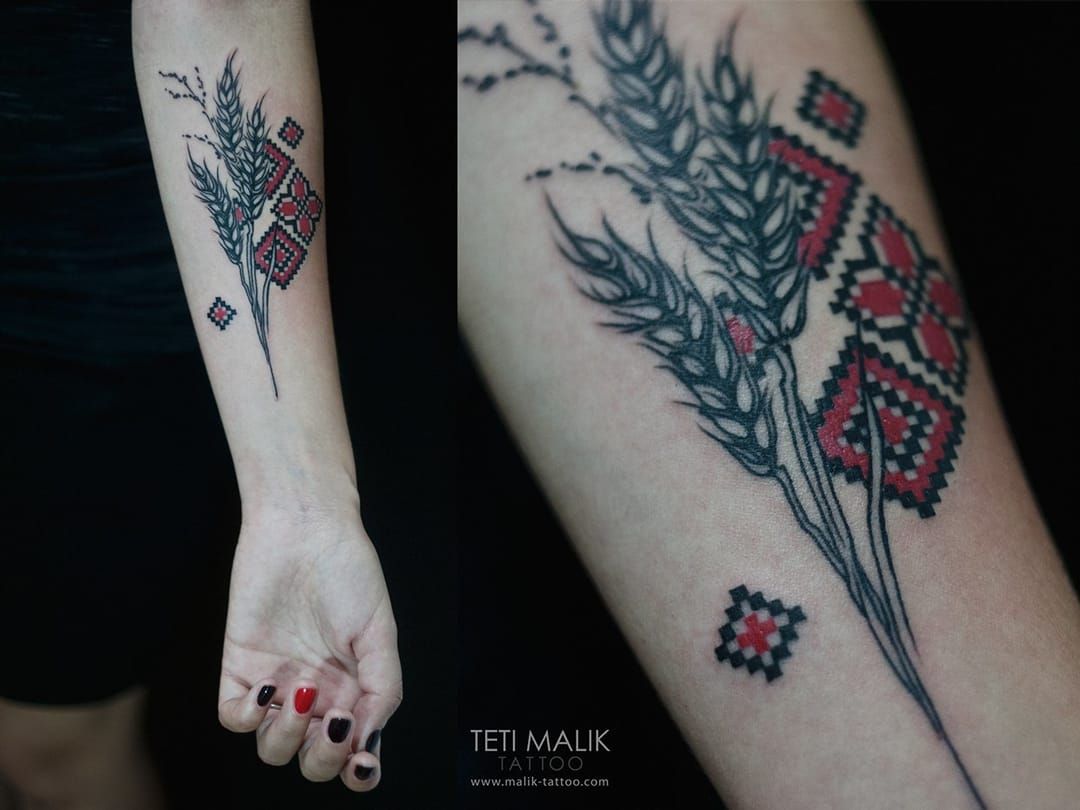 15 Splendid Embroidery Tattoos • Tattoodo