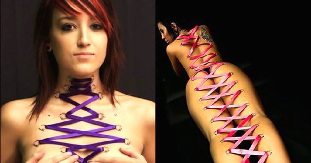 Extreme body piercing
